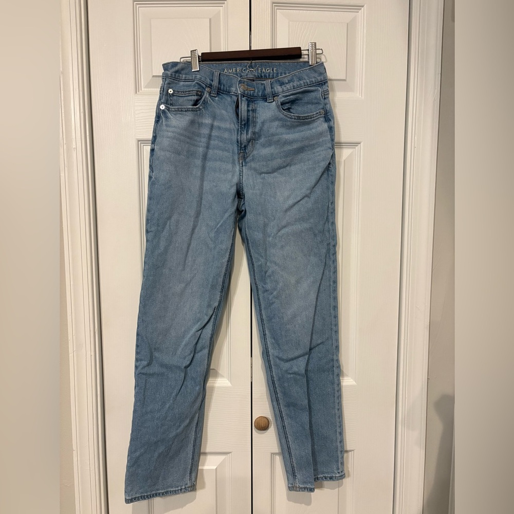 American Eagle Outfitters Women's Sky Blue Skinny Jeans